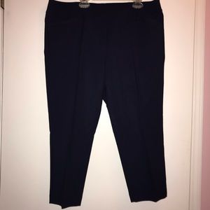 New York & Company Navy Blue Cropped Pants